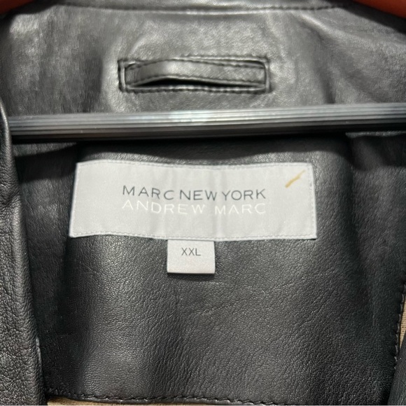 Marc New York Leather Men’s Jacket - Picture 3 of 6